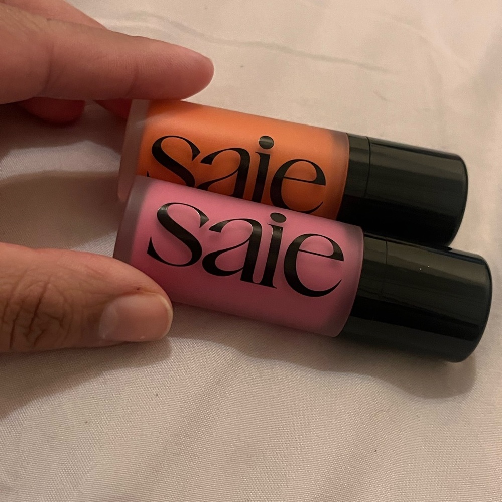 Saie cream blushes in shades baby and poppy